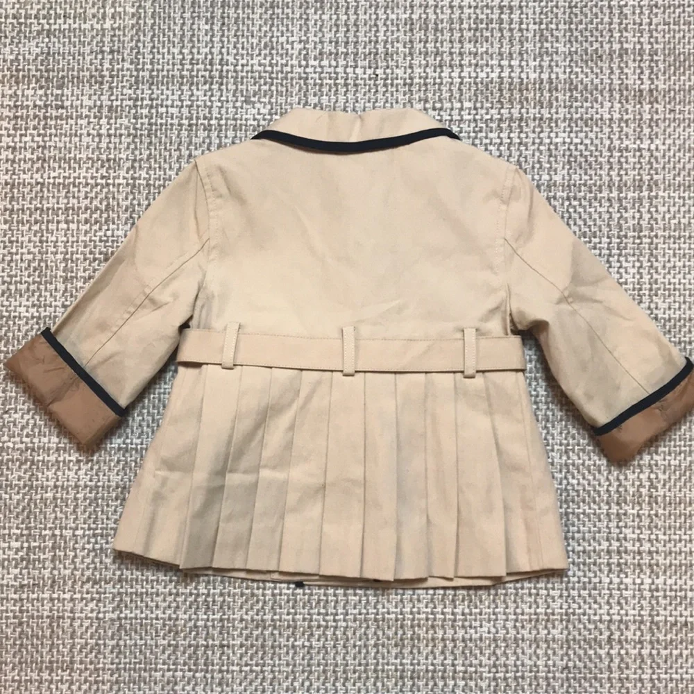 Janie and Jack Trench Coat (size 12-18m)
